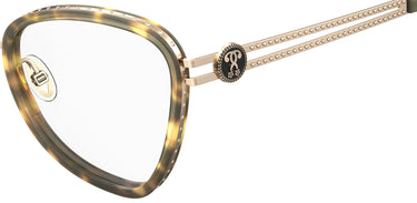 Premium Women Moschino Eyeglasses: MOS584 - Havana - SpecSMART Eye Clinic (Zoom View)